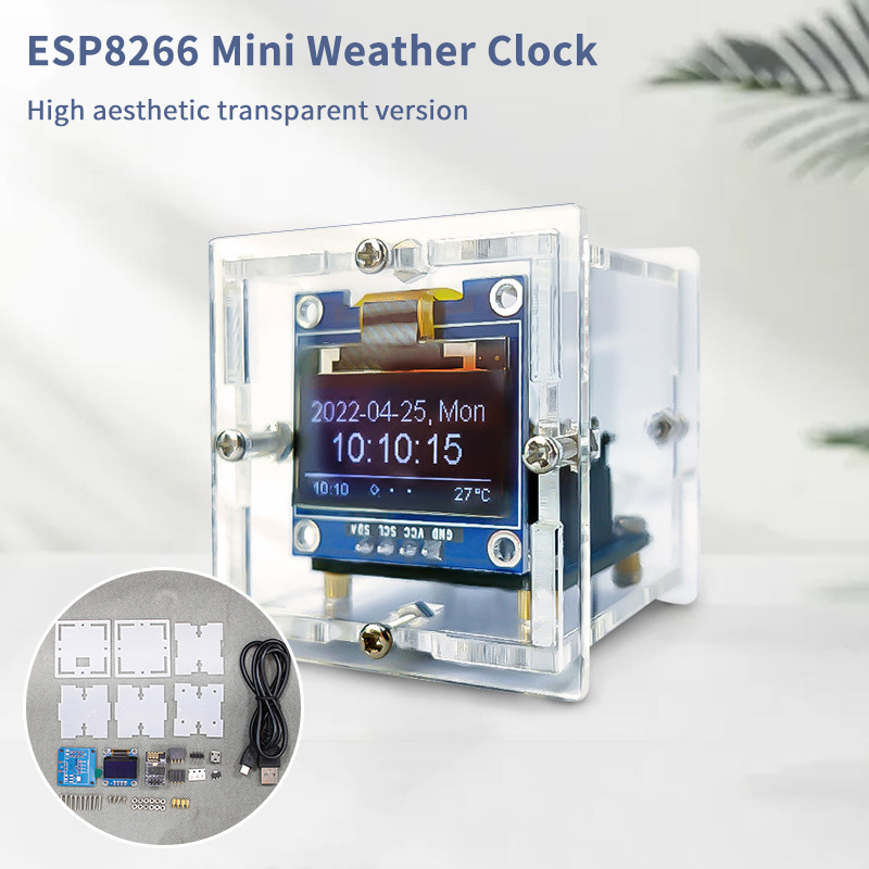 Esp8266 - Kit d'horloge météo miniature ESP8266 -