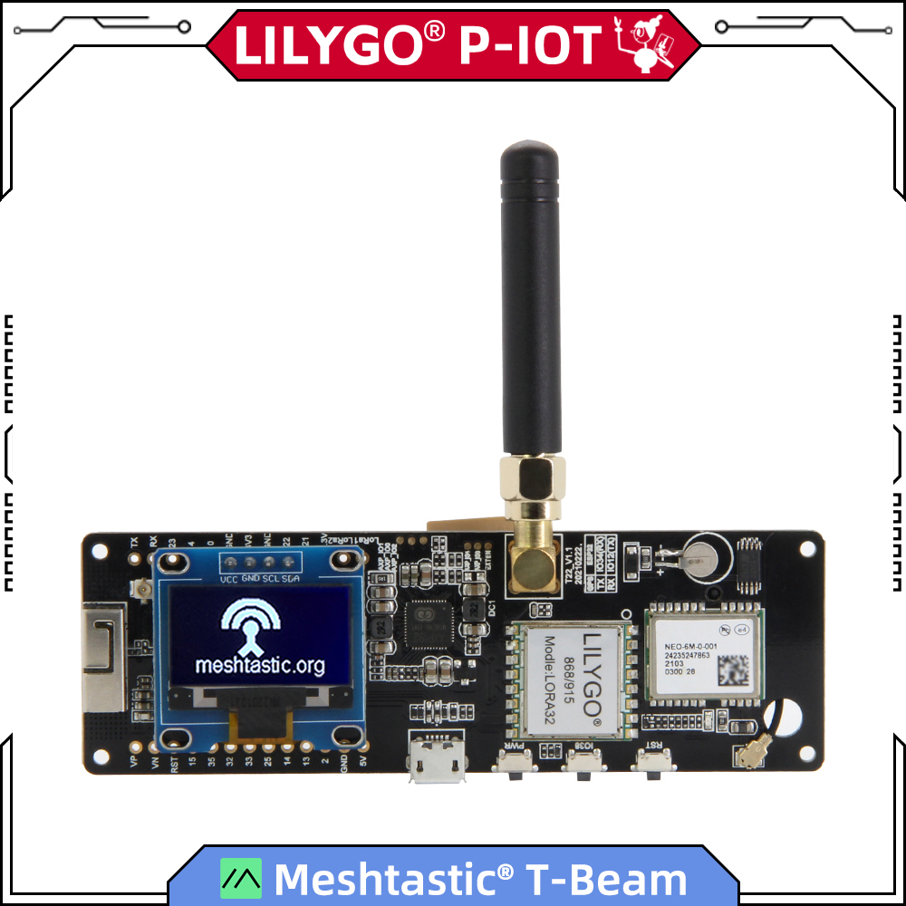 Espressif Esp32 - LILYGO® TTGO Meshtastic T-Beam V1.2, ESP32,