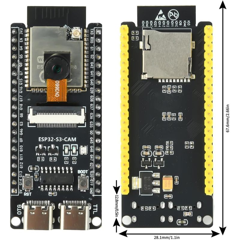 Carte ESP32-S3-CAM avec caméra - Esp32 Wifi Bluetooth Module avis et prix
