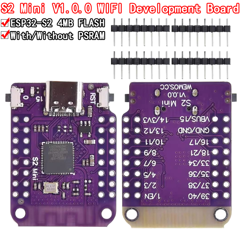 ESP32 S2 Mini V1.0.0-carte LOL - Esp32 S2 avis et prix