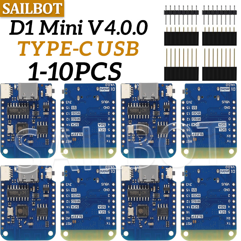 1-10 pièces WeMos D1 Mini ESP8 - Esp8266 Nodemcu avis et prix