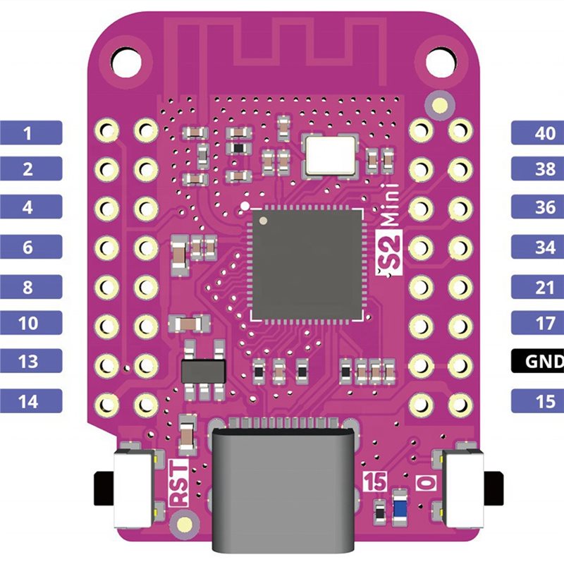 AAAEL-5PCS S2 Mini V1.0.0 Cart - Esp32 S2 avis et prix