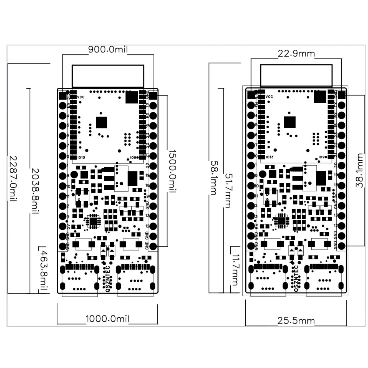Carte de base ESP32-C6-DevKitC - Esp32 S2 avis et prix
