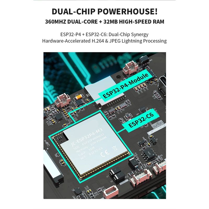 Carte de développement B68C ES - Esp32 P4 avis et prix