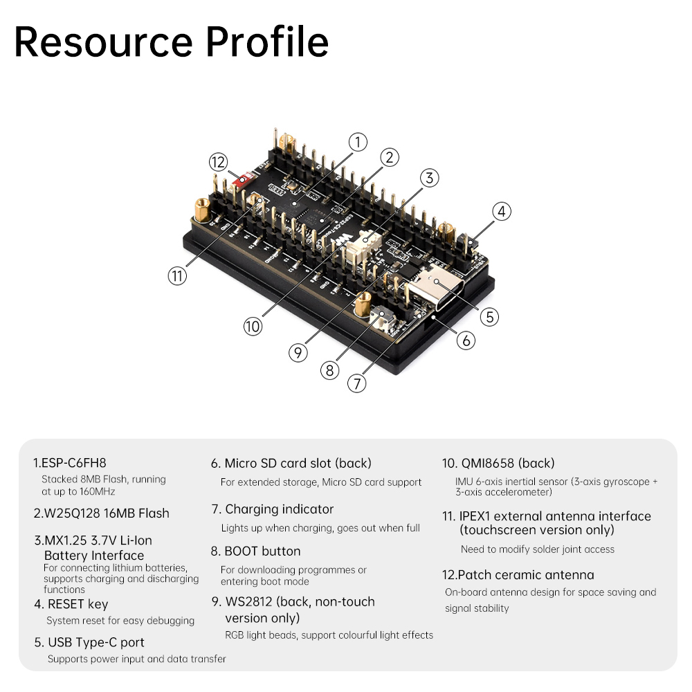 Carte de développement IoT ESP - Esp32 C6 avis et prix